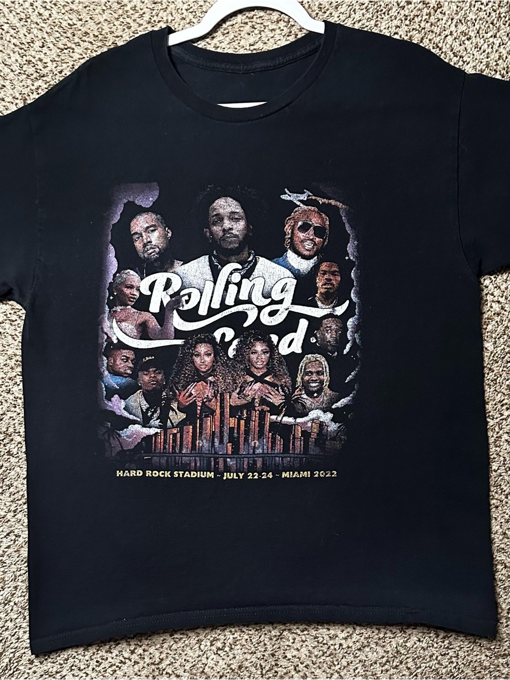 Rolling Loud 2022 festival Graphic Tee in Black